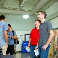 Guests at the Engineering Design Project Preview Event